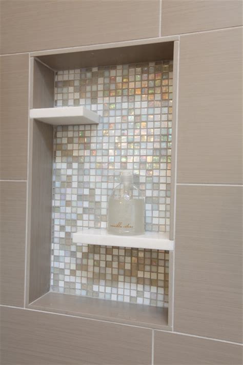 The kit includes the shower door, back wall panel, two corner panels, two side panels, shower floor, and drain cover. Mid Century Modern Master Bathroom - Midcentury - Bathroom ...