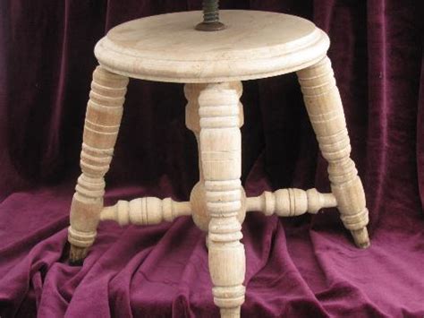 Today we would like to present you one of the oldest forms of wooden the ameda wood stool is a nice looking piece that could fit into your home. antique round seat piano stool, stripped wood w/ original ...