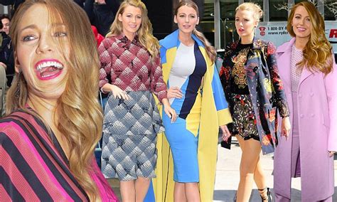 Blake Lively Displays Post Baby Body In Eight Bold Looks In One Day