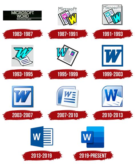 Microsoft Word Logo Png Symbol History Meaning