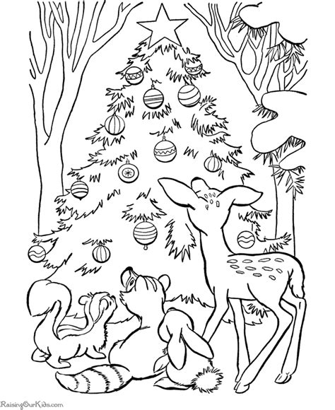 Spring branch free coloring picture. Christmas coloring pages - Printable animals pages!