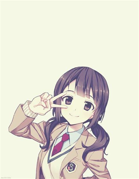 Peace Sign Anime Girls 💙 Anime Amino