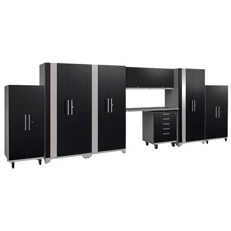 Newage makes the best garage cabinets you can buy in 2021. NewAge Products Performance Plus 2.0 80 in. H x 225 in. W ...