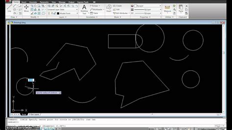 Autocad Basic Drawing Commands Part 1mp4 Youtube