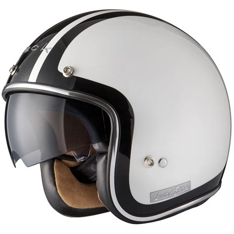 Black Clash Limited Edition Motorcycle Helmet Open Face Helmets
