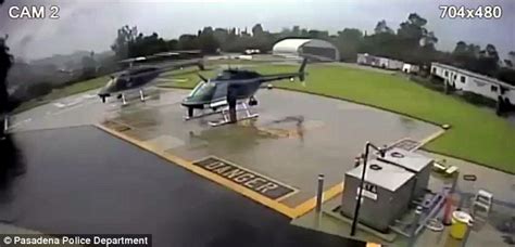 Police Helicopters Destroyed In Crash When The Rotor Blades Collide