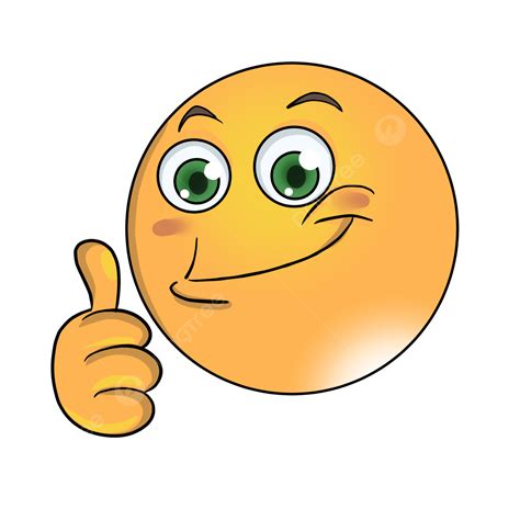 Smile Emoticon Thumbs Up Emoticons Smile Thumb PNG Transparent
