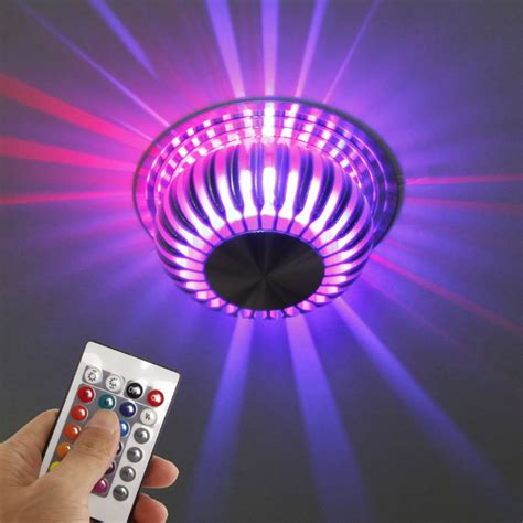 Ceiling Lamp Led Color Changing Light Remote Living Alu Light 3w Led