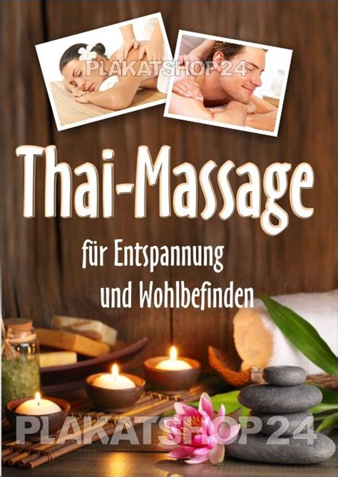 Thaimassage Plakat Für Thaimassage Werbung Massage Thaimassage Plakat