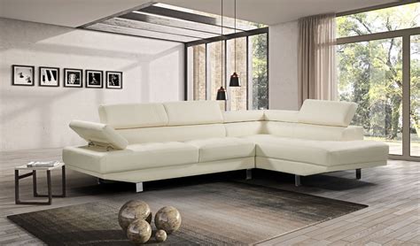 Harperandbright Designs Modern Faux Leather Sectional Sofa With