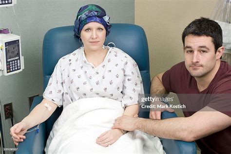Breast Cancer Patient Receiving Chemotherapy High Res Stock Photo