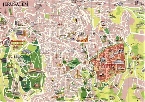 Mapas Detallados De Jerusalén Para Descargar Gratis E Imprimir