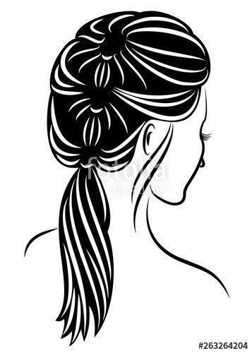 Girl Profile Drawing Free Download On Clipartmag