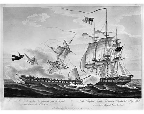 25x20cm 10x8 Inch Print Uss Constitution 1812 The English Frigate
