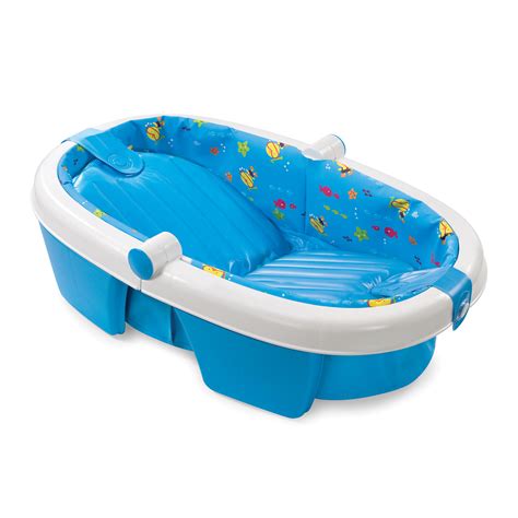 It will depend on the model. Summer Infant Fold Away Tub