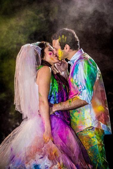 7 Creative Ways To Add Color To Your Wedding Day Look Rainbow Wedding