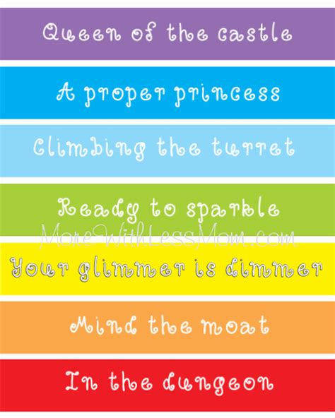 Royal Rainbow Color Behavior Clip Chart Free Printable