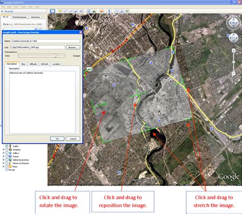 Georefereren En Digitaliseren Van Gescande Kaarten Of Luchtfoto S In Google Earth MacOdrum