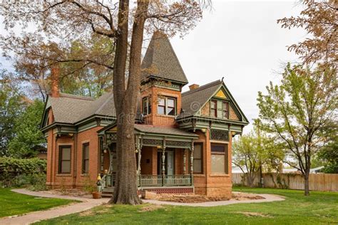 Exterior View Of The Kanab Heritage House Museum Stock Image Image Of