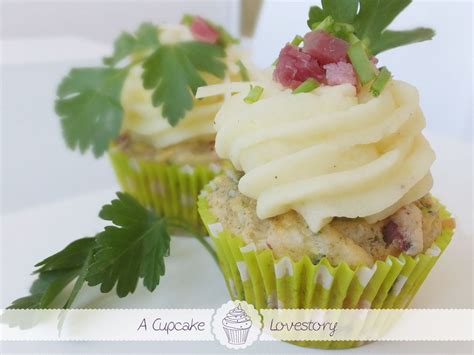 Delicious Savory Cupcakes With Various Vegetables Herbs Cheese And