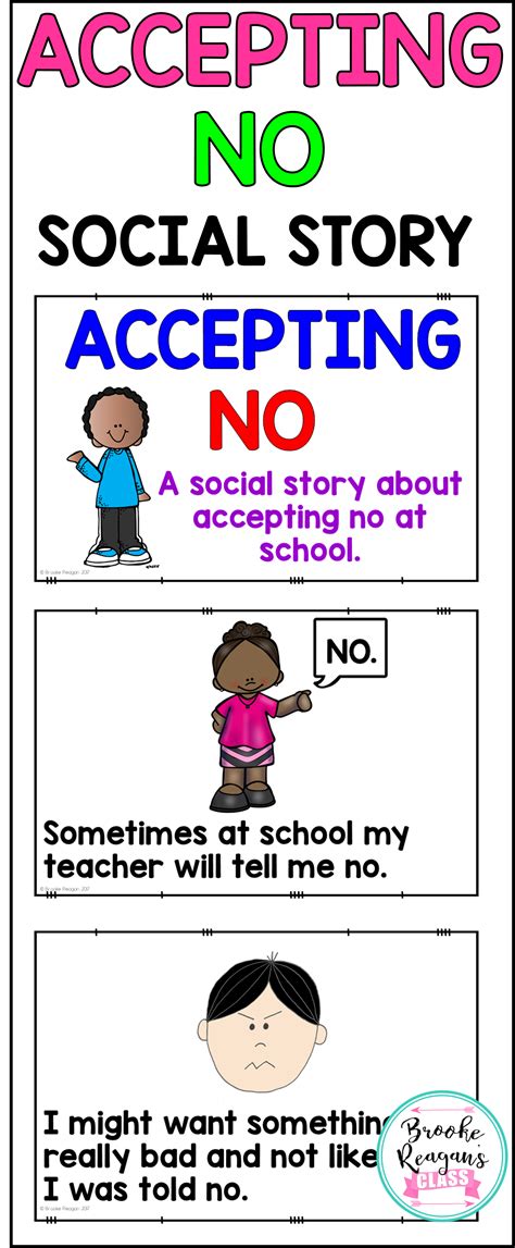 Social Stories: Accepting No | Social skills lessons, Teaching social skills, Social skills ...