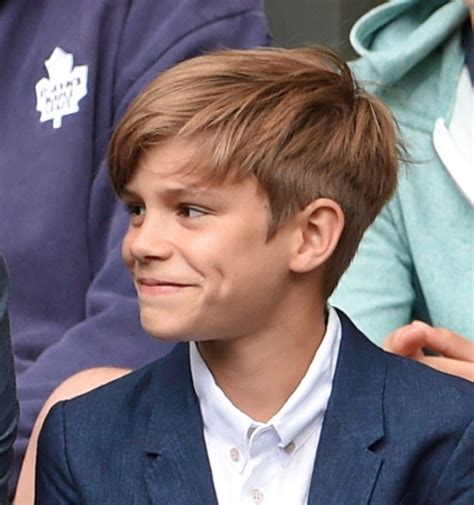 Romeo Beckham, #hair #boys #fashion #trendy #style, #HairCut | Toddler