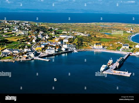 Le Kilronan Linishmore Îles Daran Co Galway Irlande Vue