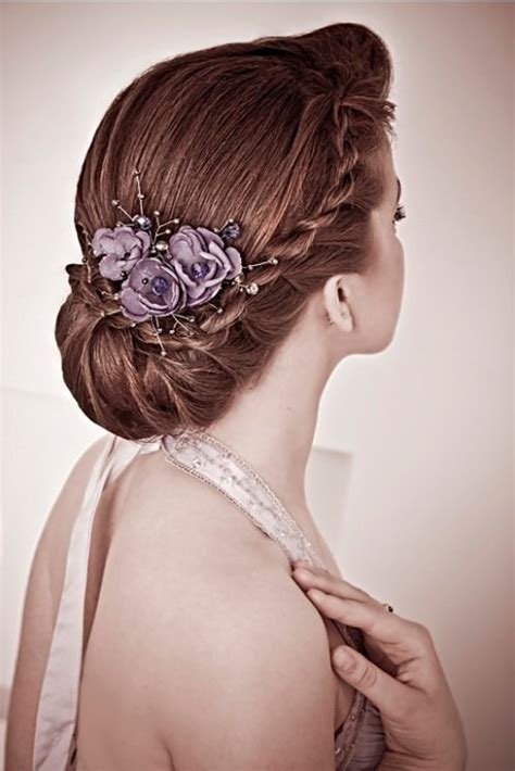 To create an elegant, textured bun, start by tying your hair into a sleek, low ponytail at the nape of your neck. 15 Superb Hairstyles for Brides and Bridesmaids