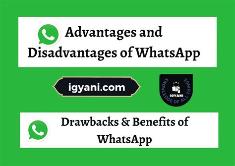 5 Advantages And Disadvantages Of Whatsapp Drawbacks And Benefits Of