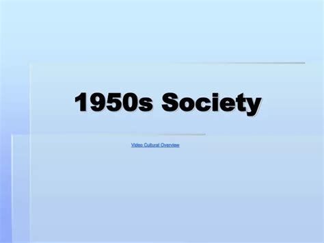 Ppt 1950s Society Powerpoint Presentation Free Download Id8724183