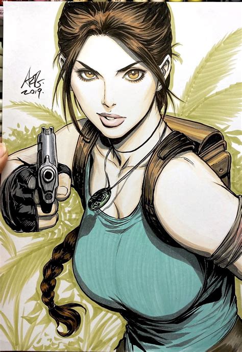Lara Croft By Artgerm Lara Croft Anime Comics Artist