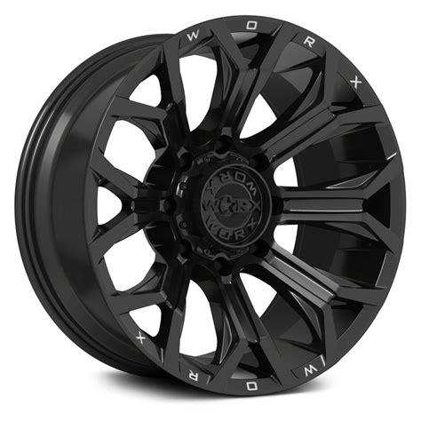 Worx 821b 20x9 Wheel Rim 5x1275150 Gloss Black Milled 20 Inch 18mm
