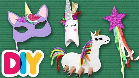 4 Amazing Rainbow Unicorn Crafts Fast N Easy Diy Arts And Crafts For Kids