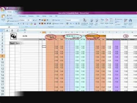 Excel and word templates for invoices include basic invoices as well as sales invoices and service invoices. Using Excel for Bill of Quantities 0001 - YouTube | Excel ...