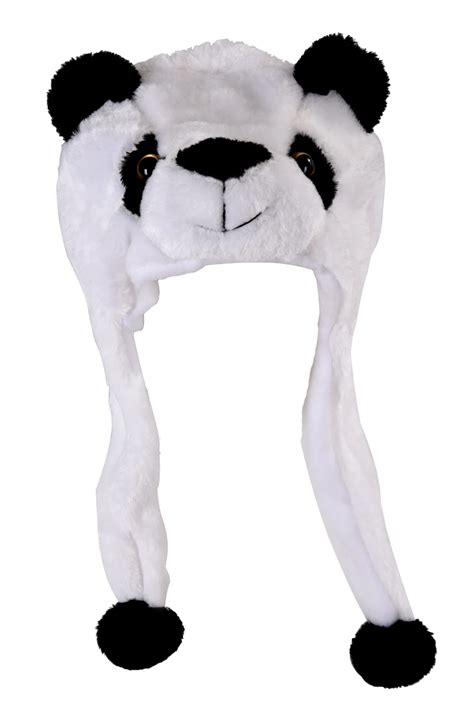Saf Animal Hat With Scarf Faux Fur Kids Winter Hat Panda In Mens