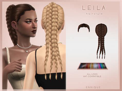 The Sims Resource Leila Hairstyle