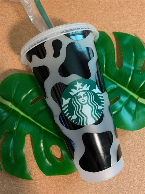 Check spelling or type a new query. Cow print Starbucks reusable cold cup | Etsy in 2020 | Starbucks cup art, Starbucks cup design ...