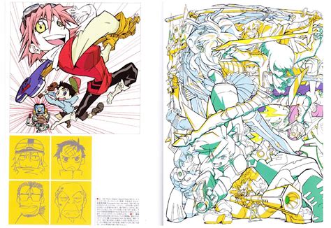 Hiroyuki Imaishi Anime Art Book Anime Book Anime Art Books Book Art