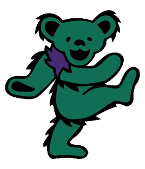 Pin By Bolt On Rocknroll Grateful Dead Bears Green Bear Dancing Bears