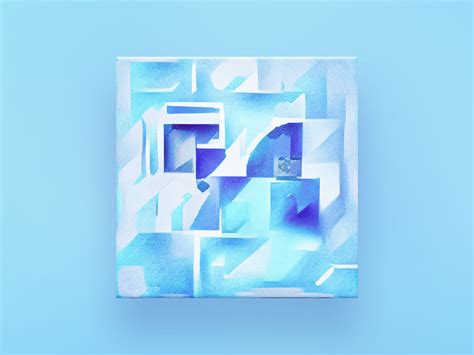 Balance In Blue Geometric Composition By Christos On Dribbble