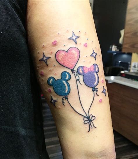 Watercolor Disney Balloon Tattoo Viraltattoo