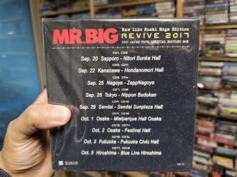 Mr Big Revive 2017 2017 Japan Tour Official Bootleg Box Cd Photo Metal Kingdom