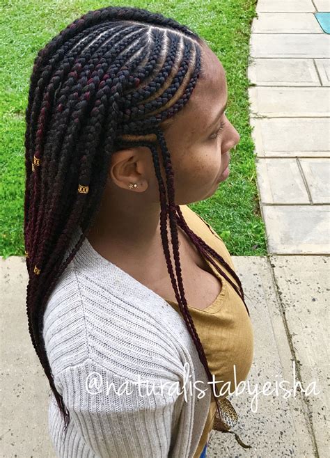 The tribal braids hairstyles are just a lovely part of the braiding hairstyles of the african american black women. Pin on CHEVEUX