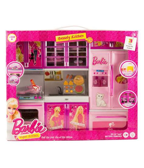 Viru Barbie Kitchen Set Multicolour Buy Viru Barbie Kitchen Set Multicolour Online At Low