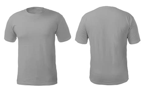 Grey Shirt Design Template Stock Photo Download Image Now Gray