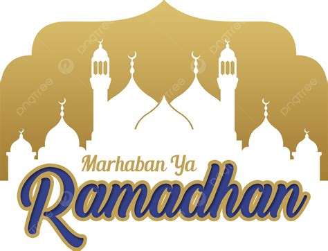 Forma De Mezquita Azul Marhaban Ya Ramadán Png Mezquita Ramadhan