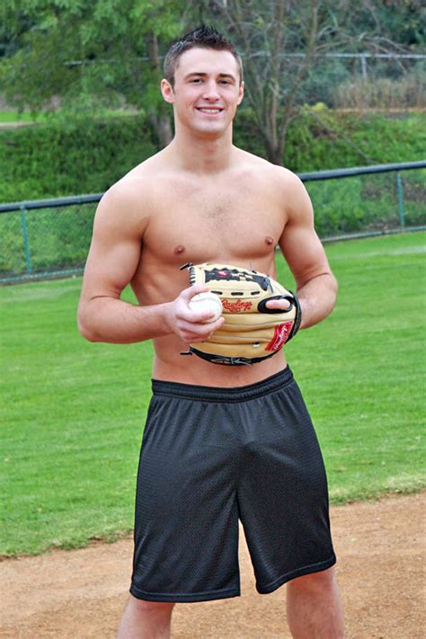 Male Beauty Baseball Player