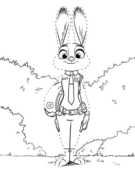 Zootopia Coloring Pages - Best Coloring Pages For Kids