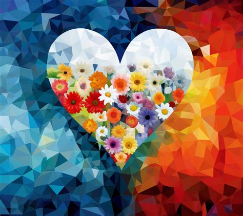 Valentine Abstract Floral Heart Free Stock Photo Public Domain Pictures