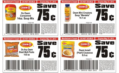 Save more with verified offers from coupons.com. Food Coupons to Print | OSEM List of Healthy Food ...
